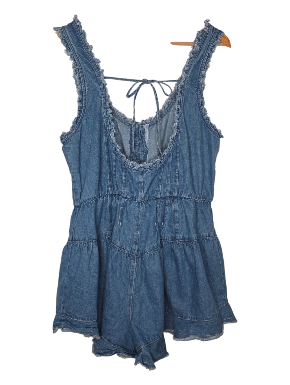 We The Free Denim Nikita Romper - Picture 3 of 10